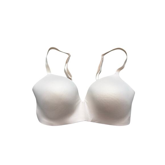 Tommy John Second Skin Lightly Lined Wireless Bra Women 36DD Light Pink Comfort - Picture 1 of 4